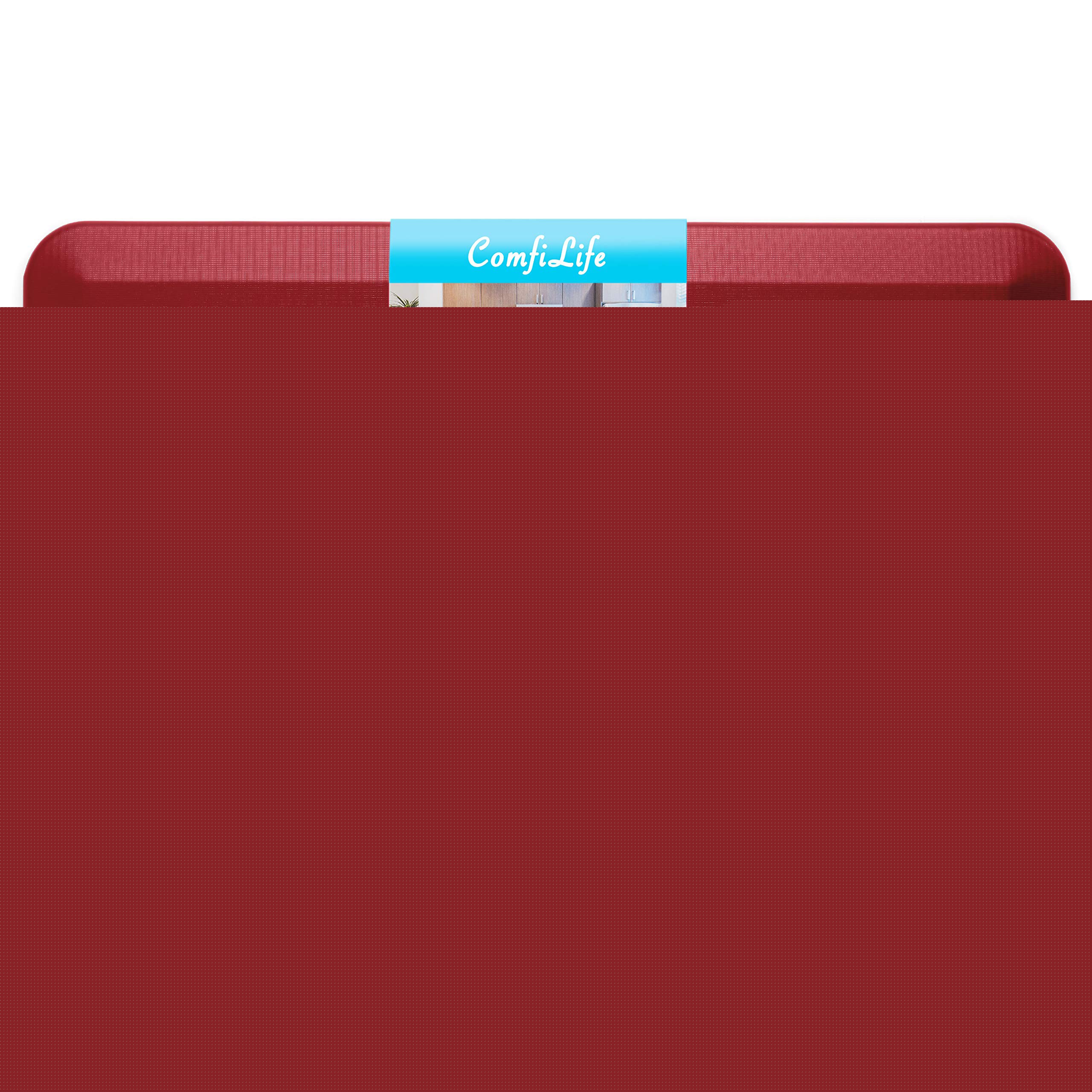 ComfiLife Anti Fatigue Floor Mat – 3/4 Inch Thick Kitchen Mats for Floor, Standing Desk Mat, Kitchen Rug – Comfort at Home, Office – Durable – Stain Resistant – Non-Slip Bottom (20" x 32", Black)