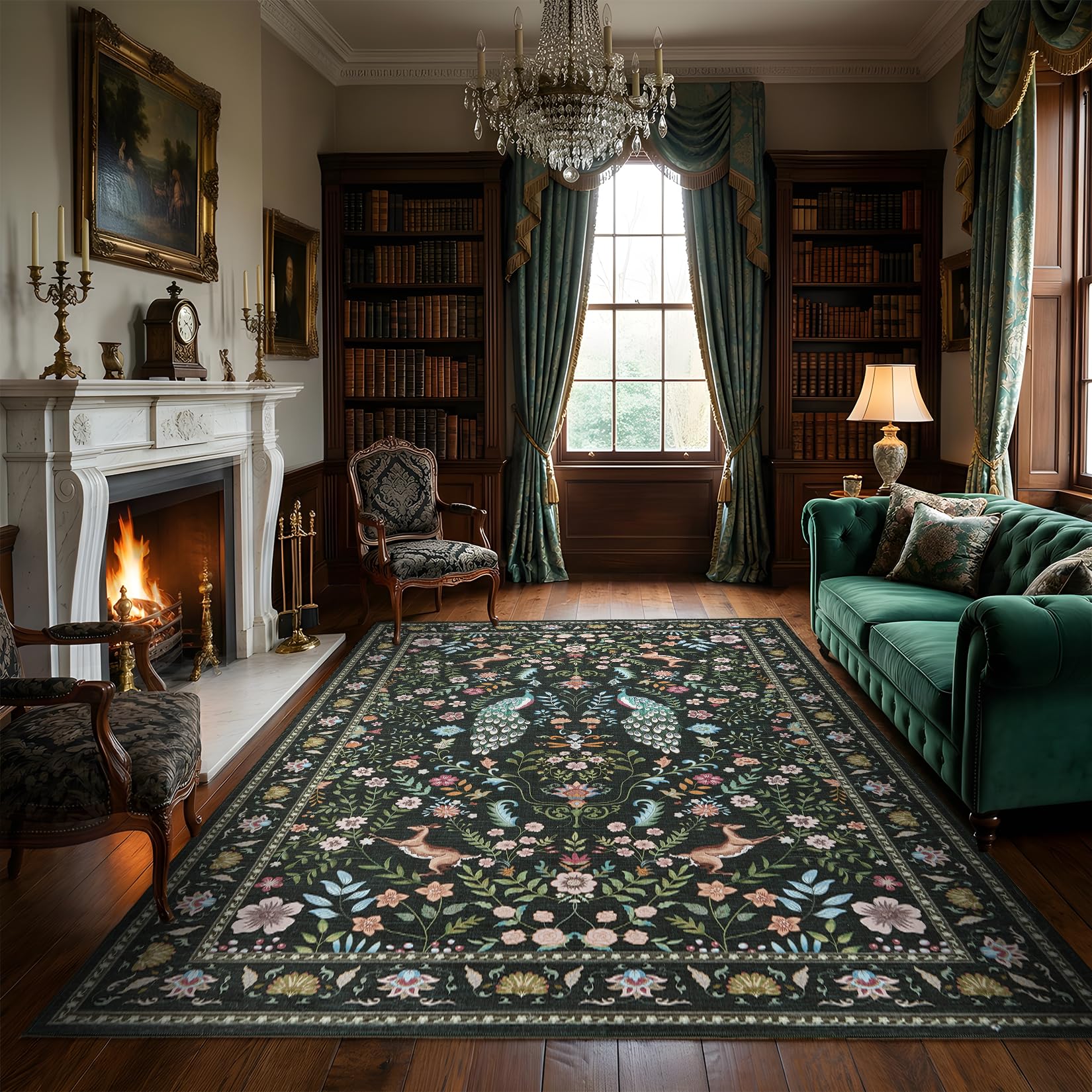 Garvee Modern Solid Rugs for Living Room 8x10 Washable Rug Large Non Slip Low Pile Foldable Carpet Ultra Soft Non-Shedding Stain-Resistant Floor Mat for Bedroom Playroom Nursery Office Dorm Cream