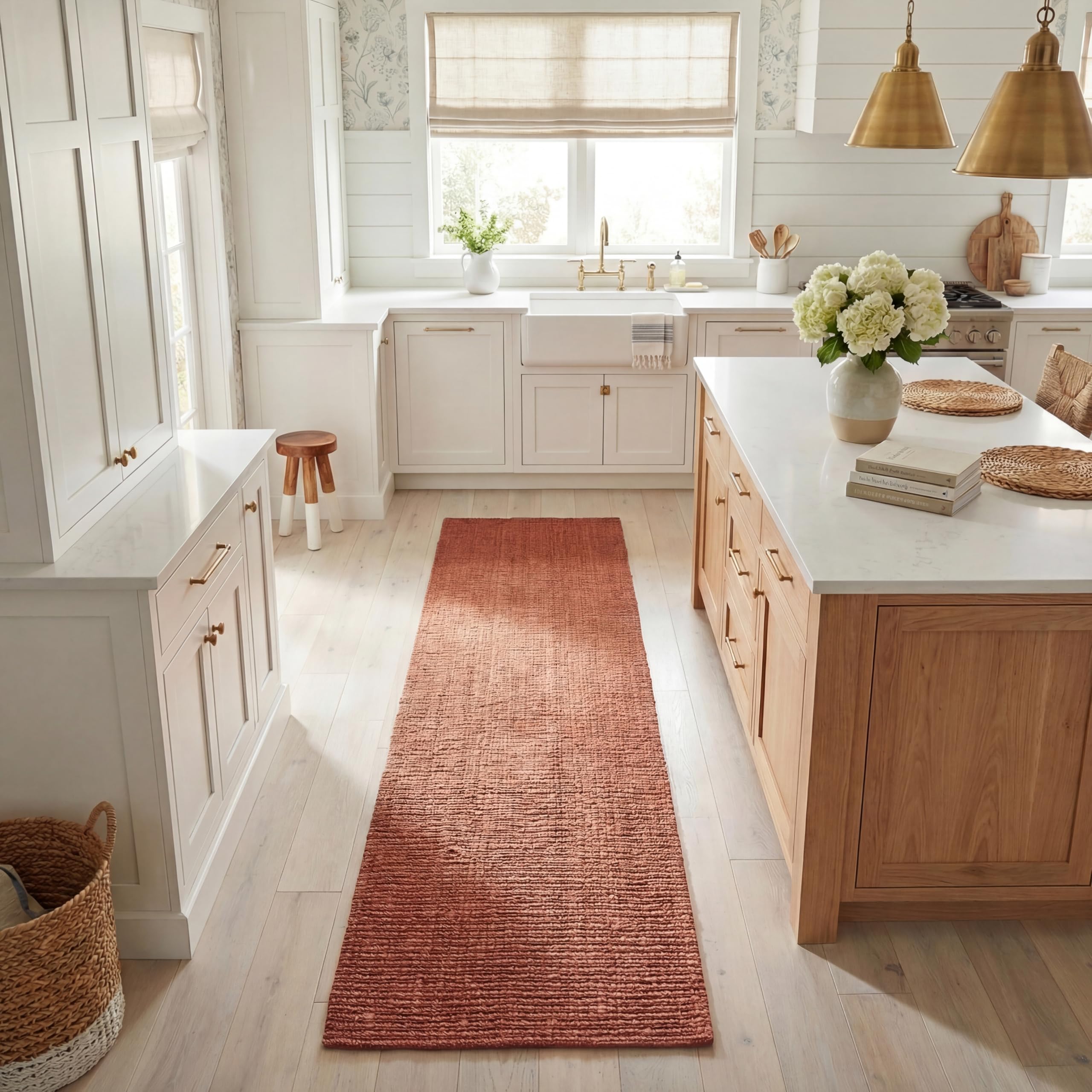 SAFAVIEH Area Rug 9x12 - Natural Fiber Collection - Large - Natural Brown, Handmade Jute, Farmhouse Style, Chunky Textured Thick Pile (NF447A)