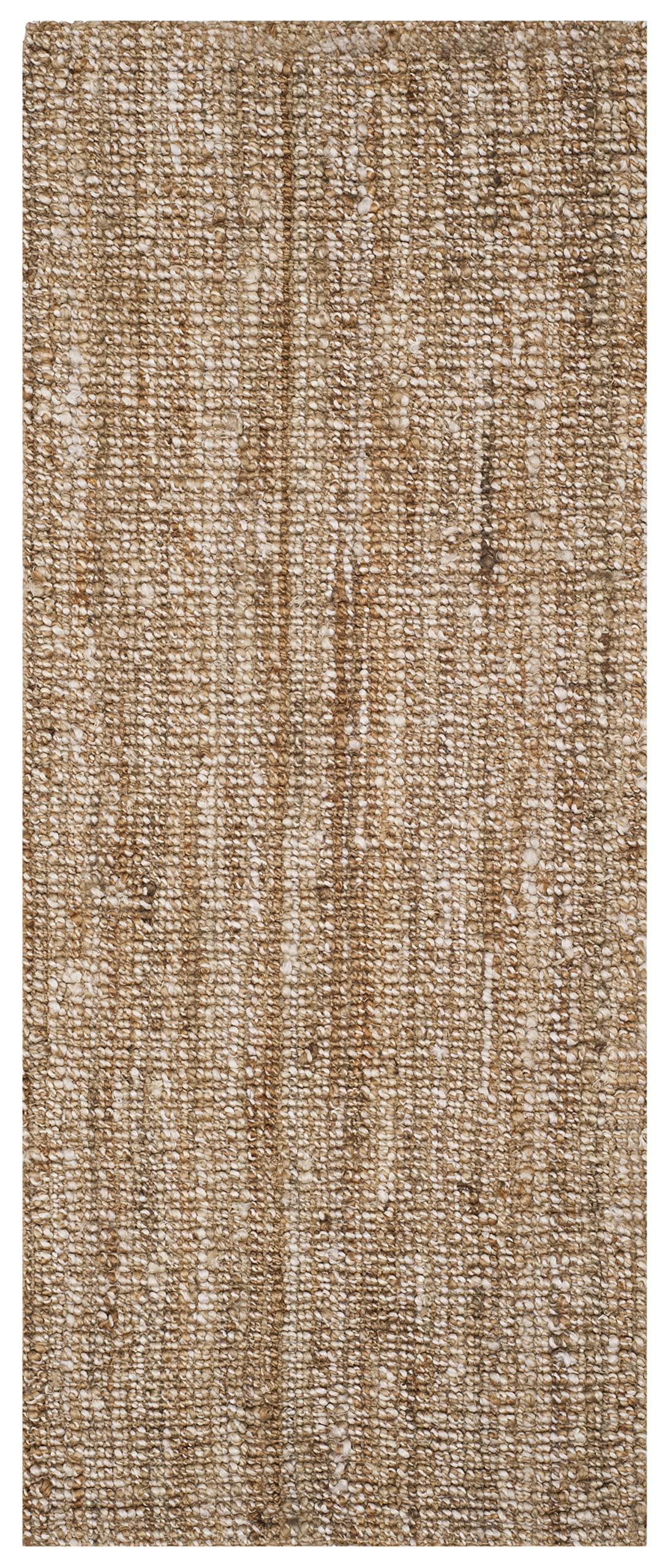 SAFAVIEH Area Rug 9x12 - Natural Fiber Collection - Large - Natural Brown, Handmade Jute, Farmhouse Style, Chunky Textured Thick Pile (NF447A)