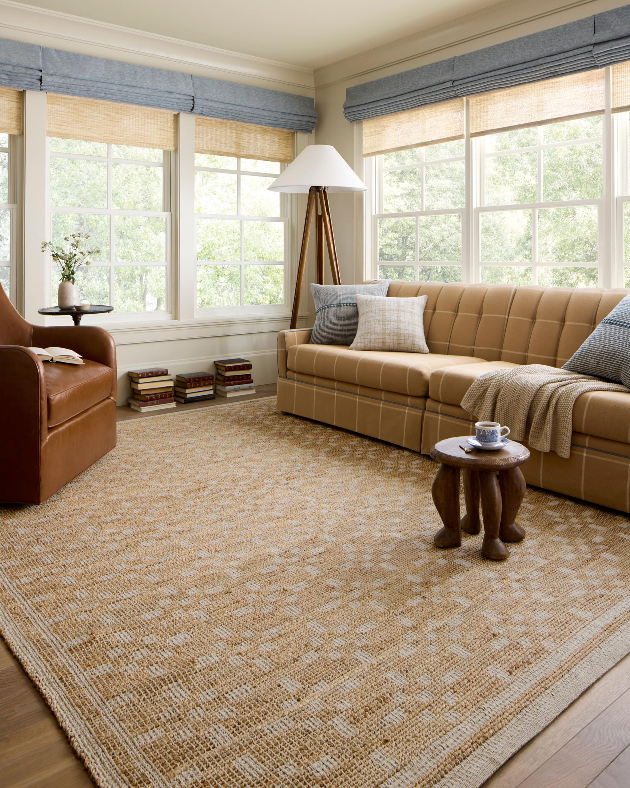 Loloi Chris Loves Julia Judy Collection JUD-01 Natural/Cream 5'-0" x 7'-6" Area Rug