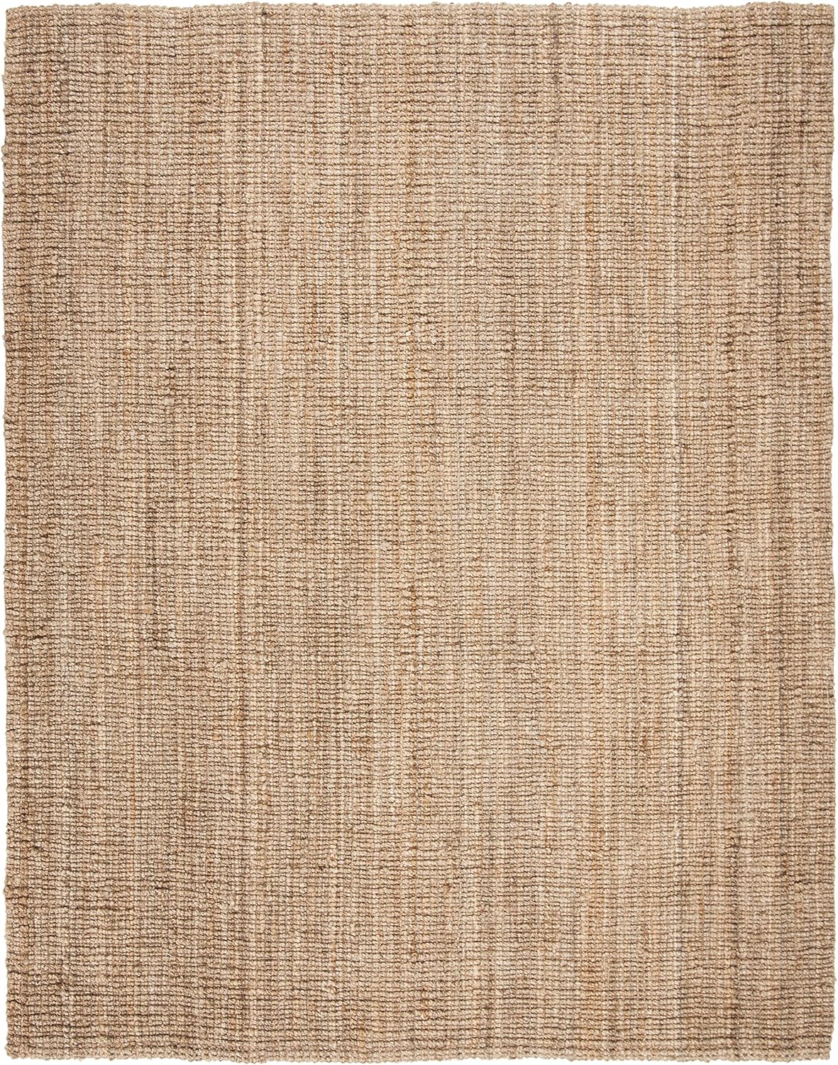 SAFAVIEH Area Rug 9x12 - Natural Fiber Collection - Large - Natural Brown, Handmade Jute, Farmhouse Style, Chunky Textured Thick Pile (NF447A)