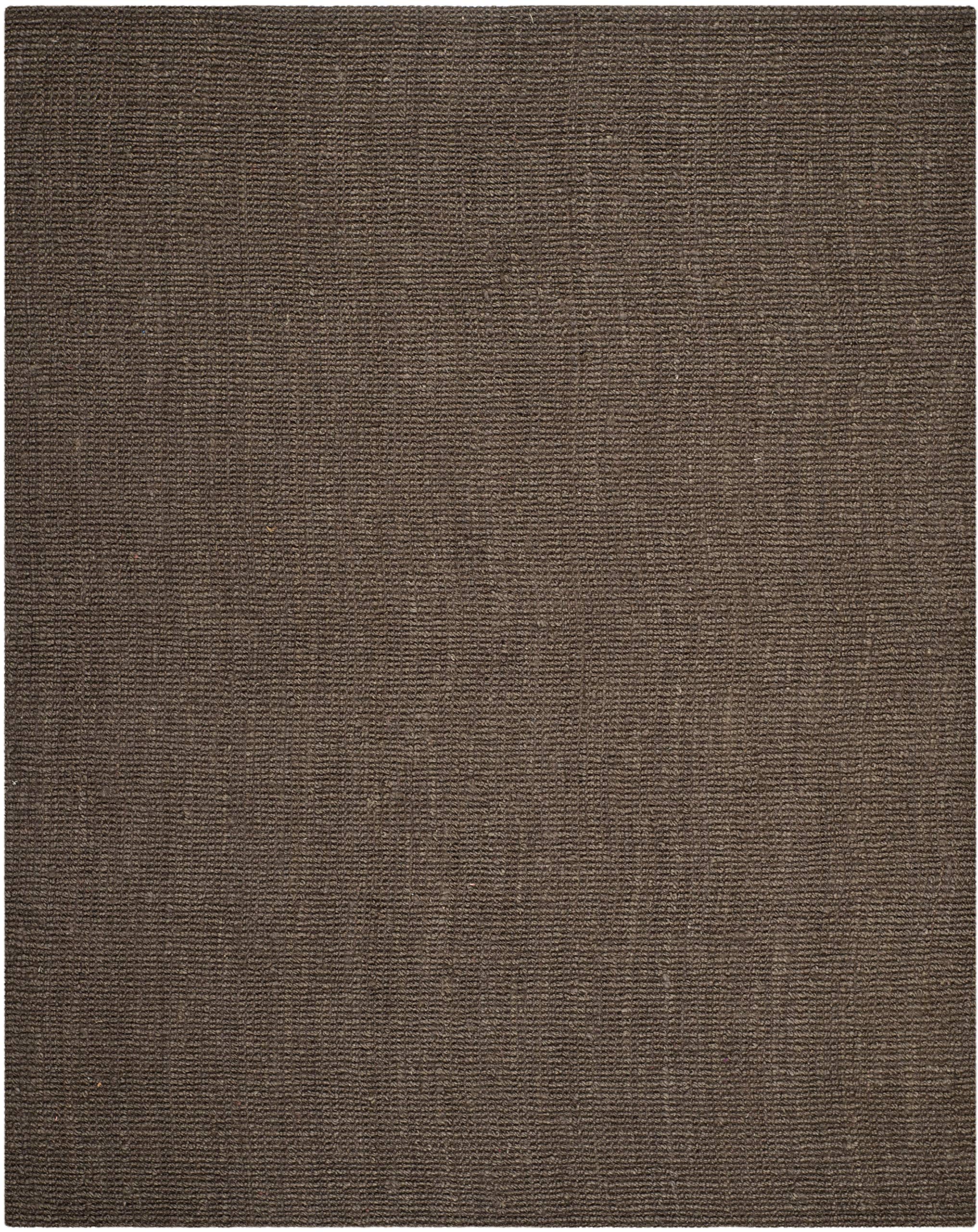 SAFAVIEH Area Rug 9x12 - Natural Fiber Collection - Large - Natural Brown, Handmade Jute, Farmhouse Style, Chunky Textured Thick Pile (NF447A)